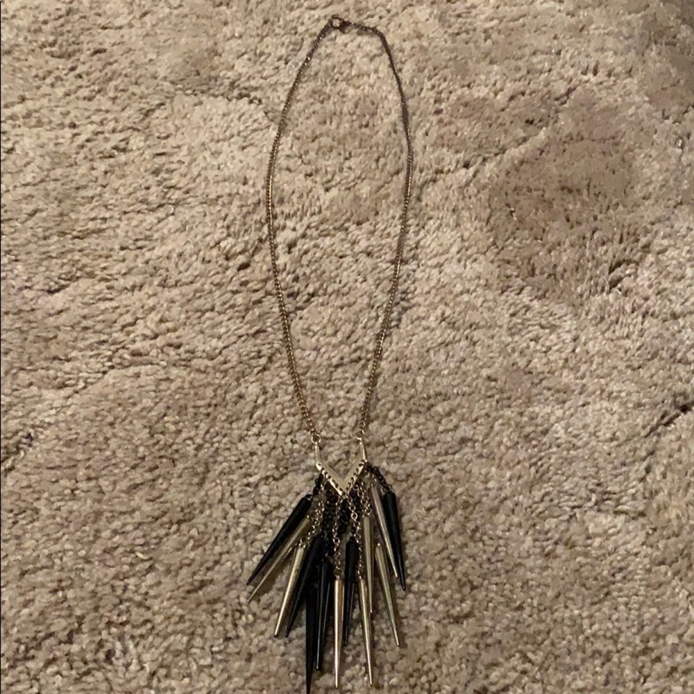 Black and gold necklace